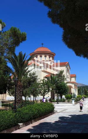 Il monastero di San Gerassimos, l'isola di Cefalonia, Grecia, Europa Foto Stock