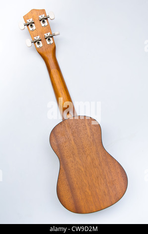 Dietro ukulele Foto Stock