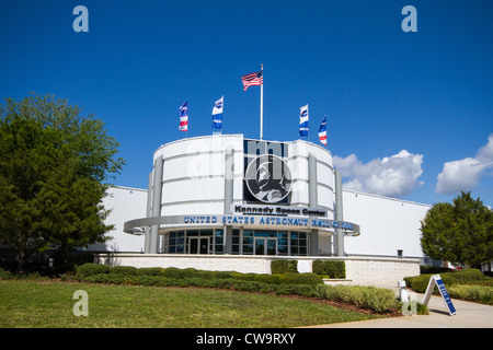 Il John F. Kennedy Space Center (KSC) - Centro Visitatori - Merritt Island, Florida, Cape Canaveral Foto Stock