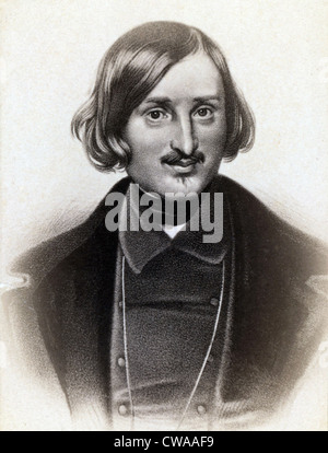 Nikolai Gogol (1809-1852) autore russo, considerato come il padre del realismo nella letteratura russa. Foto Stock