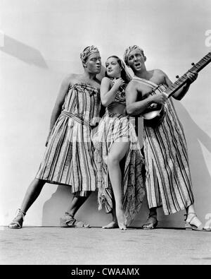 Strada DI SINGAPORE, Bob Hope, Dorothy Lamour, Bing Crosby, 1940.. La cortesia: CSU Archivi / Everett Collection Foto Stock