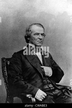 Andrew Johnson, Presidente XVII, ca. 1860s. La cortesia: Archivi CSU/Everett collezione. Foto Stock
