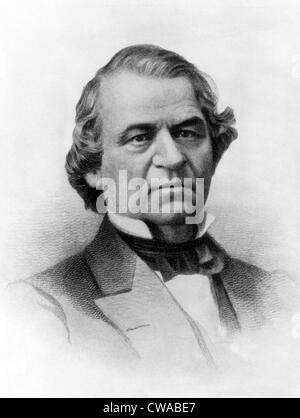 Andrew Johnson, Presidente XVII, ca. 1860s. La cortesia: Archivi CSU/Everett collezione. Foto Stock