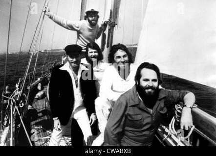 I Beach Boys, (retro) Al Jardine, (l a r) Mike Love, Brian Wilson, Dennis Wilson, Carl Wilson, 1978. La cortesia: CSU Foto Stock