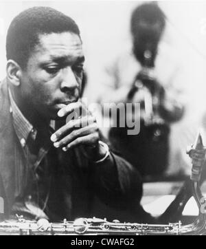 John Coltrane (1926-1967), maestro il sassofonista jazz, compositore e bandleader. 1960 Foto Stock