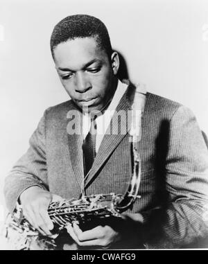 John Coltrane (1926-1967), maestro il sassofonista jazz, compositore e bandleader. 1962 Foto Stock