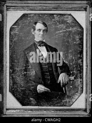 Abramo Lincoln (1809-1856) in daguerreotype da Nicholas H. Pastore tra il 1846-47, durante il termine di Lincolns in congresso. Foto Stock