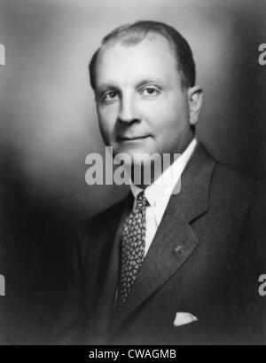 Juan T. trippe, pioniere dell'aviazione commerciale e fondatore di Pan American Airways, nel 1927. Foto Stock