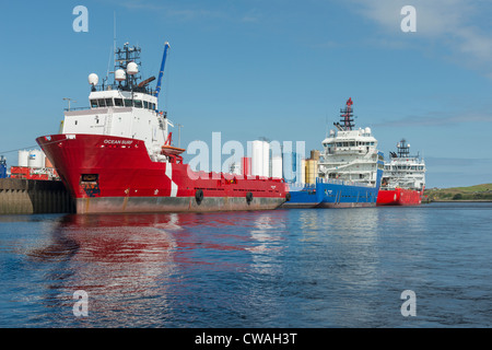 Il porto di Aberdeen Foto Stock