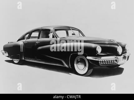 1948 Tucker automobile era davanti a suo tempo con molti progettazione avanzata e funzioni di sicurezza. La storia della vettura è detto Foto Stock