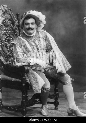 Enrico Caruso (1873-1921), in costume del Duca nell'opera di Giuseppe Verdi Rigoletto. 1908. Foto Stock