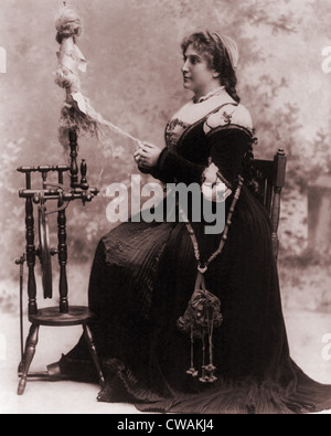 Nellie Melba (1859-1931) tra la parte superiore del volgere del secolo opera stelle nel ruolo di Marguerite in Gounod FAUST, 1896. Foto Stock