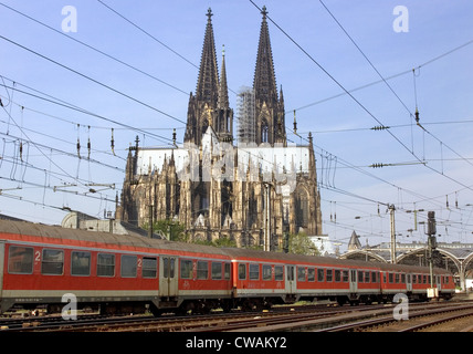 Colonia, affacciato sul Duomo Foto Stock