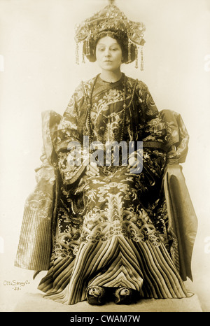 Viola Allen (1869-1948), stage americano attrice, nel suggestivo spettacolo di Pierre Loti e Judith Gautier, LA FIGLIA DI Foto Stock