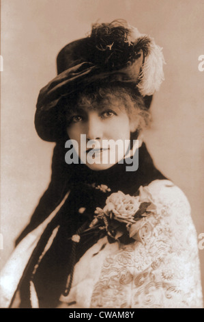 Sarah Bernhardt (1844 -1923), l'attrice francese. Ca. 1880. Foto Stock