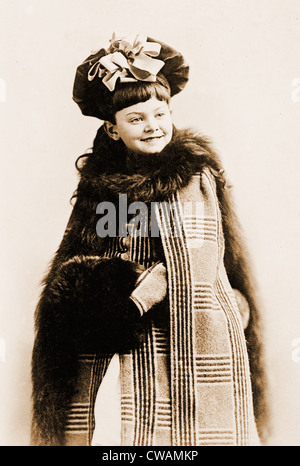 Julia Marlowe (1866-1950), inglese nato actrice americano, ha iniziato la sua carriera professionale in età di 11, in una produzione giovanile Foto Stock