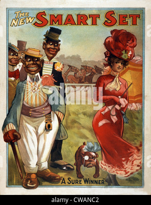 La nuova Smart Set. Vaudeville guidata dal African American performer S. H. Dudley. poster, 1906 Foto Stock