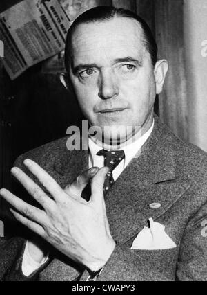 Stan Laurel, in Los Angeles corte per una querela da Mae Laurel, che sosteneva di essere il suo diritto comune moglie. Il suo appello per $1.000 un Foto Stock