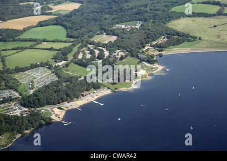 Vista aerea di acqua Bewl nel Kent Foto Stock