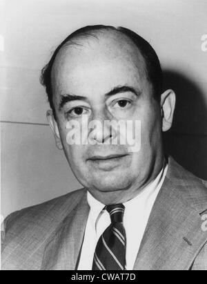 John Von Neumann (1903-1957), matematico Hungarian-American il cui lavoro sulla meccanica quantistica, informatica e gioco Foto Stock
