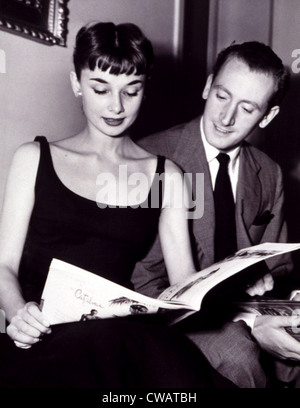 Audrey Hepburn e fidanzata James Hanson, 1952. La cortesia: CSU Archivi / Everett Collection Foto Stock