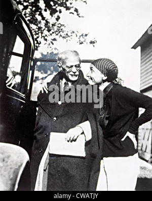 La Georgia O'Keefe e Alfred Stieglitz, 1936. Foto cortesia: Everett/CSU archivi. Foto Stock