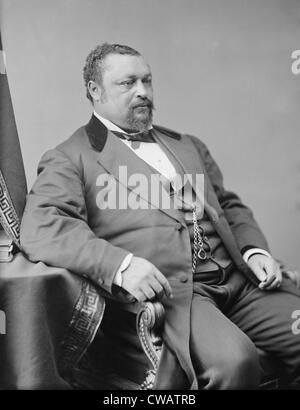 Blanche K. Bruce (1841-1898), uno dei quattro americani Africani a servire NEGLI STATI UNITI Senato, era un eletto Senatore repubblicano Foto Stock