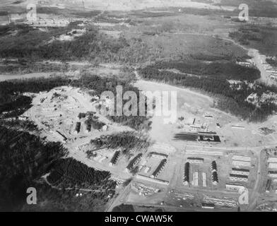 Vista aerea del Greenbelt, Maryland, il primo modello di comunità previsto dal nuovo accordo di lavoro e programmi di aiuto autorizzato dal Foto Stock