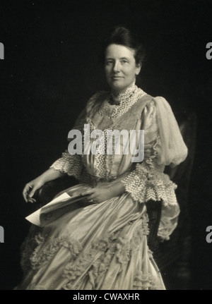 Prima signora Edith Kermit Roosevelt, moglie di Theodore Roosevelt, febbraio 16, 1905. Foto Stock