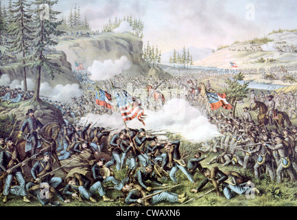 La battaglia di Chickamauga, settembre 19-20, 1863 Foto Stock