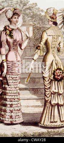 Le donne della moda, circa 1880. Foto: courtesy Everett Collection Foto Stock