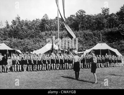 La Germania nazista, un Hitler Youth Camp, Germania, 1939. Foto Stock