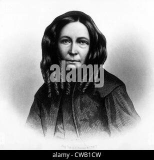 Elizabeth Barrett Browning (1806-1861) Foto Stock