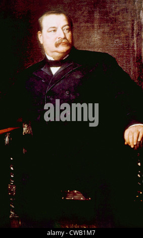 Grover Cleveland (1837-1908), U.S. Presidente 1885-1889 e 1893-1897 Foto Stock