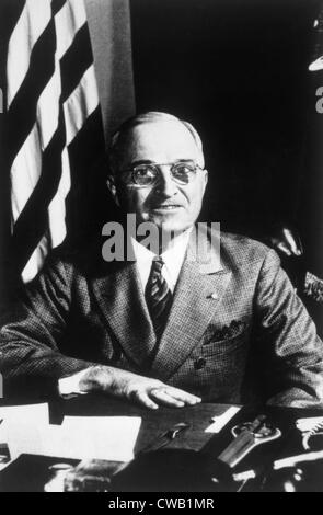 Harry Truman (1884-1972), U.S. Presidente (1945-1953), 1945 Foto Stock