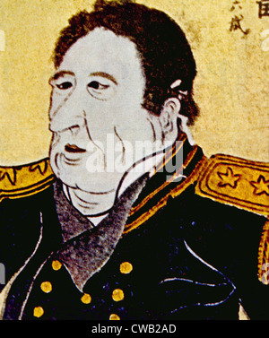Commodore Matthew C. Perry (1794-1858) Foto Stock