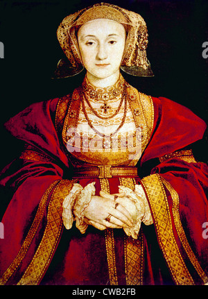 Queen Anne of Cleves (1515-1557), quarta moglie di Henry VIII. Ritratto di Hans Holbein il Giovane, 1539. Foto Stock