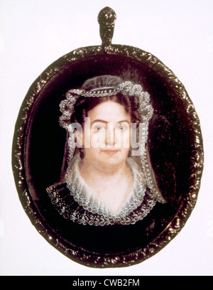 Rachel Jackson (1767-1828), moglie di Andrew Jackson, ritratto in miniatura attribuita a Anna C. Peale Foto Stock