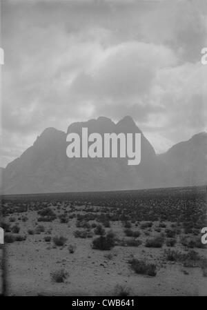 Il monte Sinai, al Sinai attraverso il Mar Rosso, Tor, e Wady Hebran, 1900-1920 Foto Stock