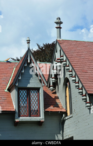 Kingscote mansion, Newport, Rhode Island, STATI UNITI D'AMERICA Foto Stock