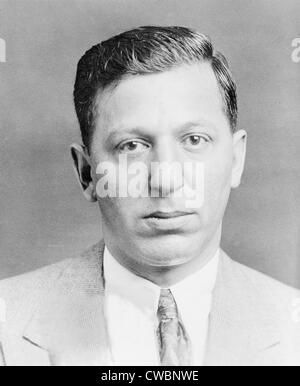 Louis "" Lepke Buchalter (1897-1944) nel 1933, quando era un boss della criminalità in racchette di manodopera e di estorsione, e sarebbe presto espandere Foto Stock