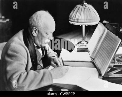 Richard Strauss (1864-1949), compositore tedesco la scrittura di musica nel suo 80's. Le sue ultime opere sono state METAMORPHOSEN, un elogio per la Foto Stock