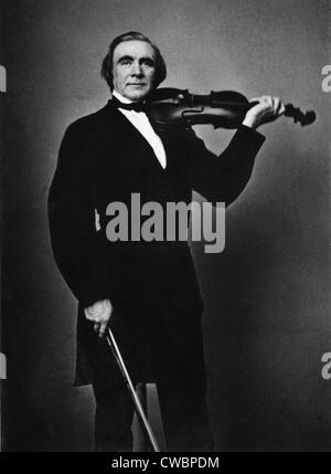 Borneman Ole Bull (1810-1880), Norvegese virtuoso violinista era un international star musicali in Europa e in America. Come un Foto Stock