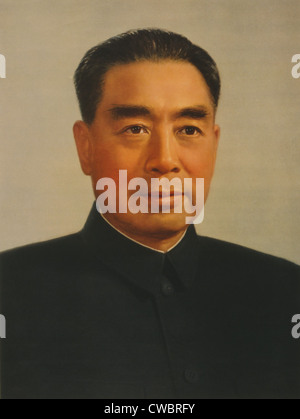 Chou en-lai (1898-1976), è stato il primo premier della Repubblica Popolare Cinese e serve da 1949 a 1976. Foto Stock