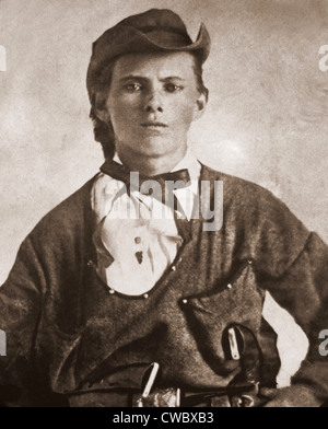 Jesse James (1847-1882). Ritratto di ca. 1870s. Foto Stock