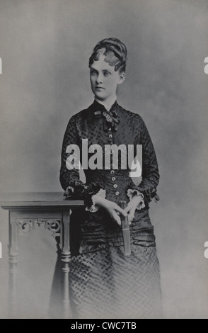 Theodore Roosevelt prima moglie Alice Lee Hathaway 1861-1884 . Foto Stock