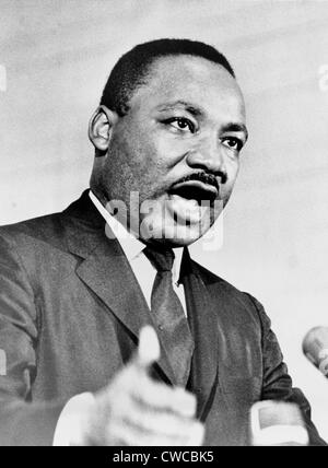 Il rev. Martin Luther King, parlando in un rally in Crawfordville, Georgia. Mesi dopo il passaggio del 1965 i diritti di voto atto, Foto Stock