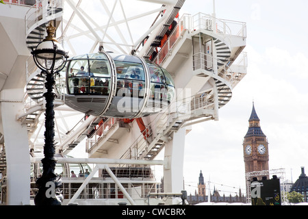 London Eye Foto Stock