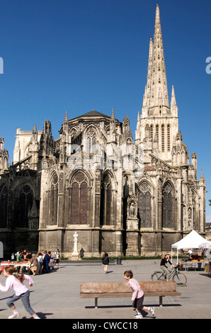 Cattedrale di St Andre, Bordeaux, Gironde, Nouvelle-Aquitaine, Francia, Europa Foto Stock