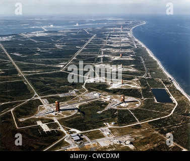 Missile fila alla Cape Canaveral Air Force Station. Nov. 13, 1964. Foto Stock